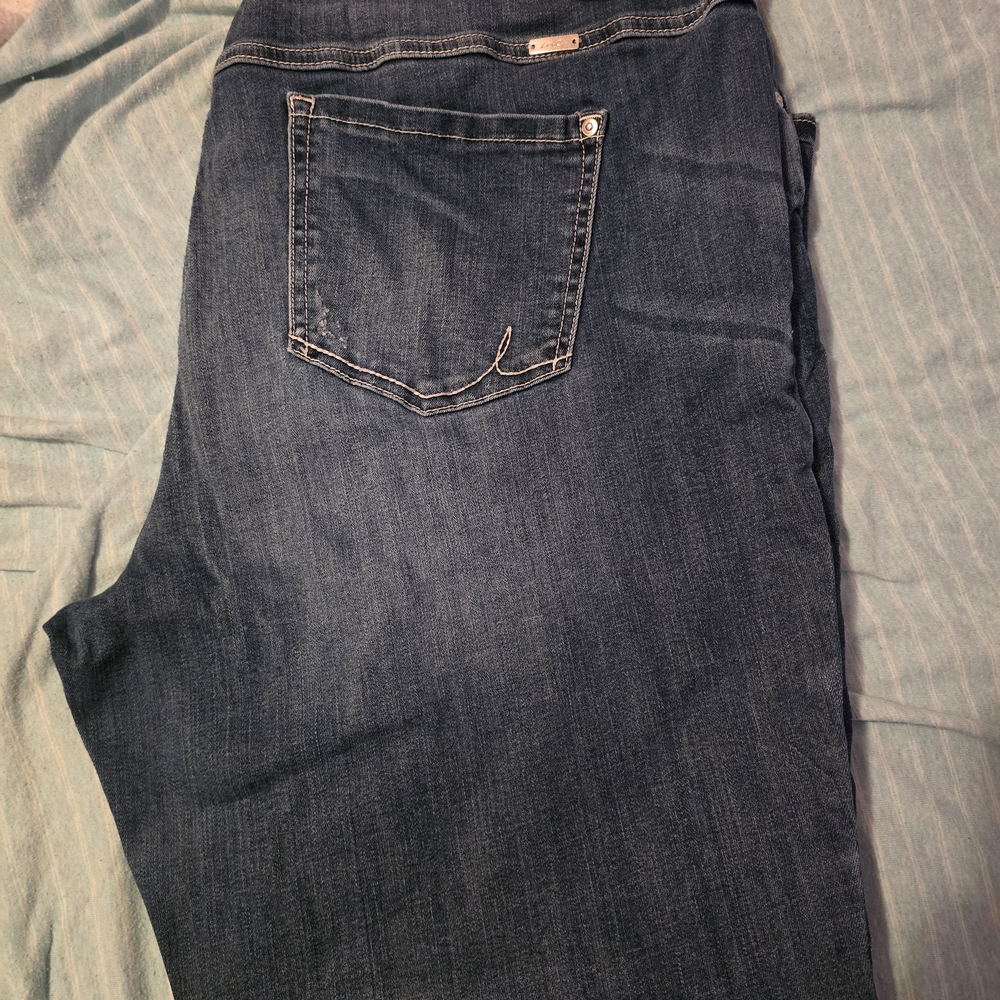 INC International Concepts Dark Blue Jeans